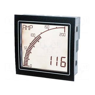 Ammeter | digital,mounting,programmable | 0÷5A,0A÷10kA1 | on panel