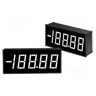 Voltmeter | digital,mounting | -20÷20V | on panel | LCD | 4,5 digit