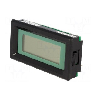 Voltmeter | digital,mounting | 0÷200mV | on panel | snap fastener