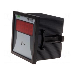 Voltmeter | digital,mounting | 12÷600V | on panel | LED | 4-digit | IP20