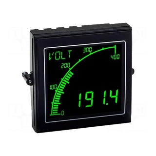 Voltmeter | digital,mounting,programmable | VDC: 0÷600V | on panel