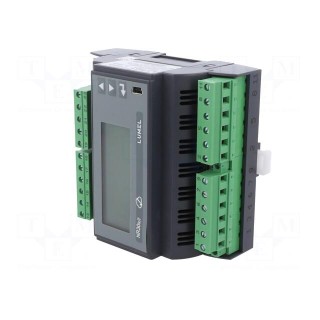 Meter: network parameters | for DIN rail mounting | LCD | NR30IOT