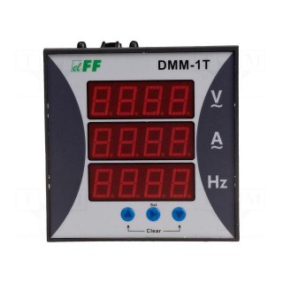 Meter: network parameters | on panel | digital,mounting | LED x3