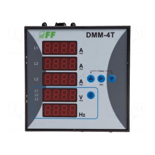Meter: network parameters | on panel | digital,mounting | LED x5