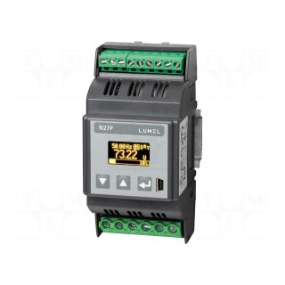 Meter: network parameters | for DIN rail mounting | LED,OLED | N27P