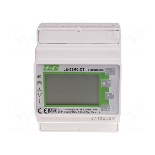 Counter | digital,mounting | for DIN rail mounting | LCD | Inom: 5A