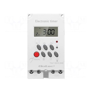 Programmable time switch | for DIN rail mounting | LCD | 50÷60Hz