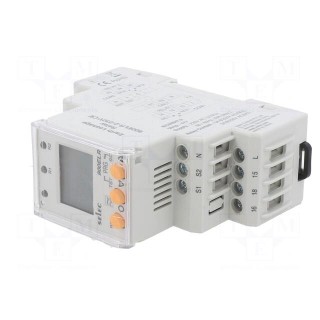 Meter: earth leakage Relay | digital | for DIN rail mounting | LCD