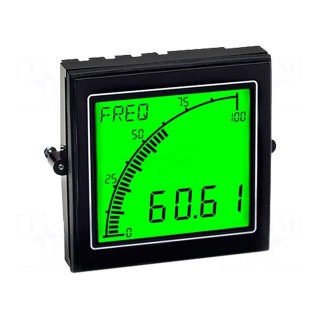 Meter: frequency | digital,mounting,programmable | on panel | 0.5%