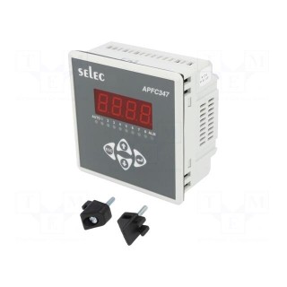 Meter: power factor controller | on panel | LED | 4-digit | 40÷300V