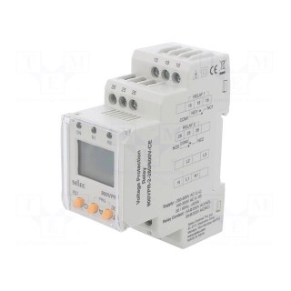 Meter: relay | digital | for DIN rail mounting | LCD | 3 digit | 0÷55°C
