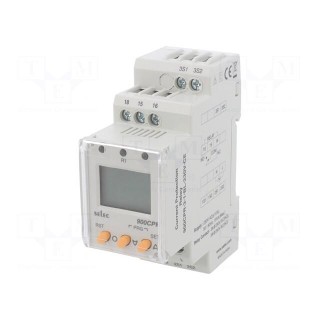 Meter: relay | digital | for DIN rail mounting | LCD | 3 digit | 230VAC