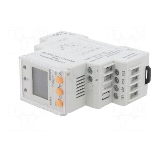Meter: relay | digital | for DIN rail mounting | LCD | 3 digit | 230VAC