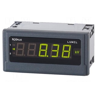Meter: temperature | digital,mounting | LED | 5 digits | Char: 14mm