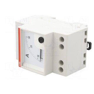 Ammeter | for DIN rail mounting | I AC: 0÷30A | Class: 1.5 | 50÷60Hz