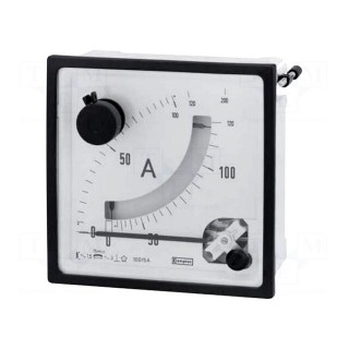 Ammeter | on panel | I AC: 0÷150A,180A,300A | Class: 1.5 | 96x96mm