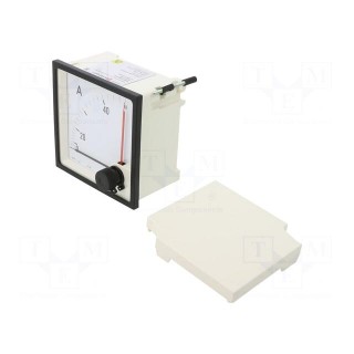 Amperometer | analogue | mounting | on panel | I AC: 0/40÷48A | Class: 3