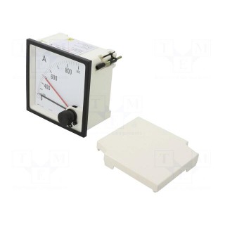 Amperometer | analogue | mounting | on panel | I AC: 0/750÷900A