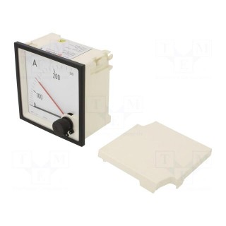 Amperometer | analogue | mounting | on panel | I AC: 0/200÷240A