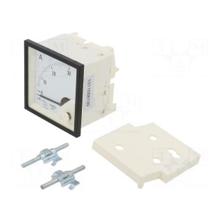 Amperometer | analogue | mounting | on panel | I AC: 0÷30A | True RMS