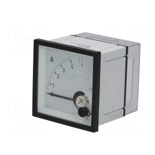 Amperometer | analogue | mounting | on panel | I AC: 0÷4/8A | True RMS