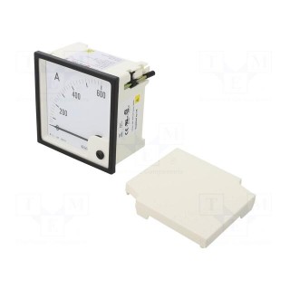 Amperometer | analogue | mounting | on panel | I AC: 0÷600A | True RMS