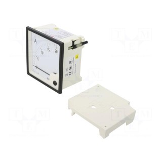 Amperometer | analogue | mounting | on panel | I DC: 0÷20A | Class: 1,5