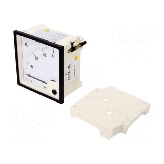 Ammeter | on panel | I DC: 0÷40A | Class: 1.5 | 96x96mm