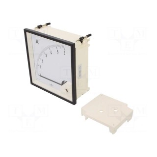 Ammeter | on panel | I DC: 0÷6A | Class: 1.5 | Length: 160mm | 600V | MA12
