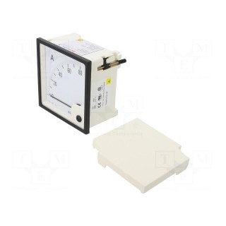 Amperometer | analogue | mounting | on panel | I DC: 0÷80A | Class: 1,5