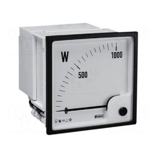 Meter: power | analogue,mounting | on panel | 4000/5A | 400V | 50÷60Hz