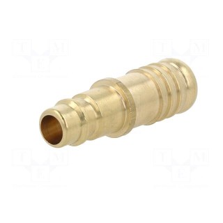 Plug-in nozzle | with bushing | brass | Connection: 13mm