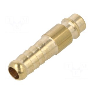 Plug-in nozzle | with bushing | brass | Connection: 9mm