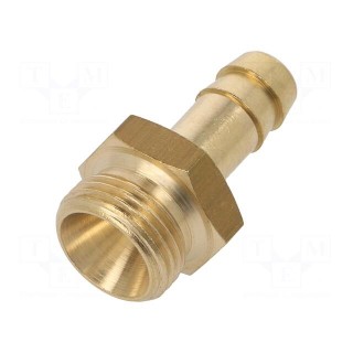 Plug-in nozzle | with bushing | Mat: brass | Connection: 9mm