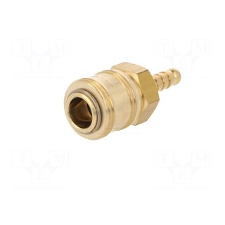 Quick connection coupling EURO | with bushing | Mat: brass
