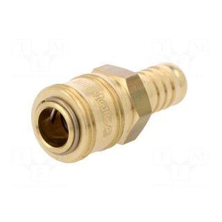 Quick connection coupling EURO | with bushing | brass