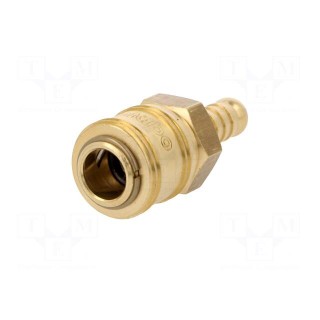 Quick connection coupling EURO | with bushing | brass