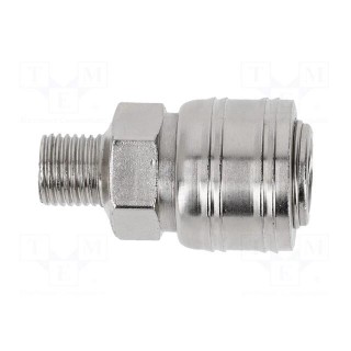 Quick connection coupling | Ext.thread: G 1/4"