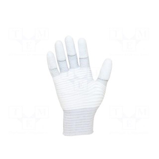 Protective gloves | ESD | S | polyamide,polyurethane,carbon fiber