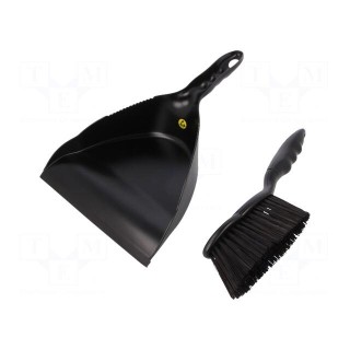 Broom and dustpan kit | ESD | electrically conductive material