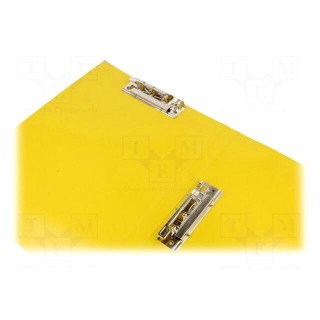 Clipboard | ESD | A4 | Application: for storing documents | yellow