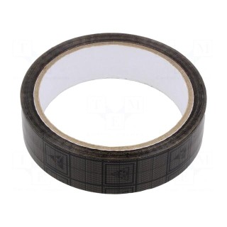 Packing tapes | ESD | L: 36m | W: 24mm | Thk: 0.049mm | 0.01÷1MΩ | max.60°C