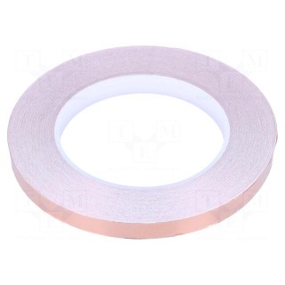 Tape: electrically conductive | ESD | L: 33m | W: 10mm | Thk: 0.05mm