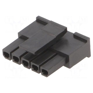 Plug | wire-board | female | Minitek® Pwr 3.0 | 3mm | PIN: 5 | -40÷105°C