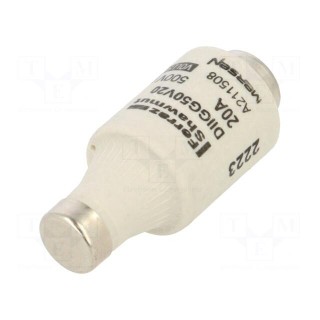 Fuse: fuse | gG | 20A | 500VAC | 500VDC | industrial | DII