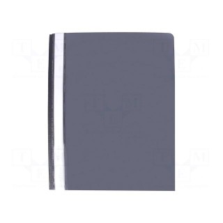 Document wallet | A4 | black | Mat: PVC