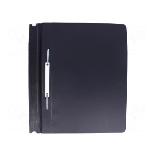 Document wallet | A4 | black | PVC