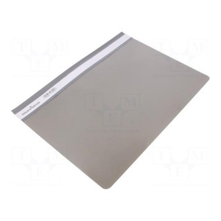 Document wallet | A4 | grey | PVC