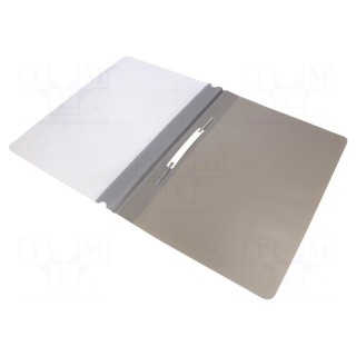Document wallet | A4 | grey | PVC