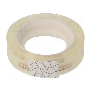 Adhesive tape | transparent | W: 12mm | L: 20m | Adhesive: acrylic